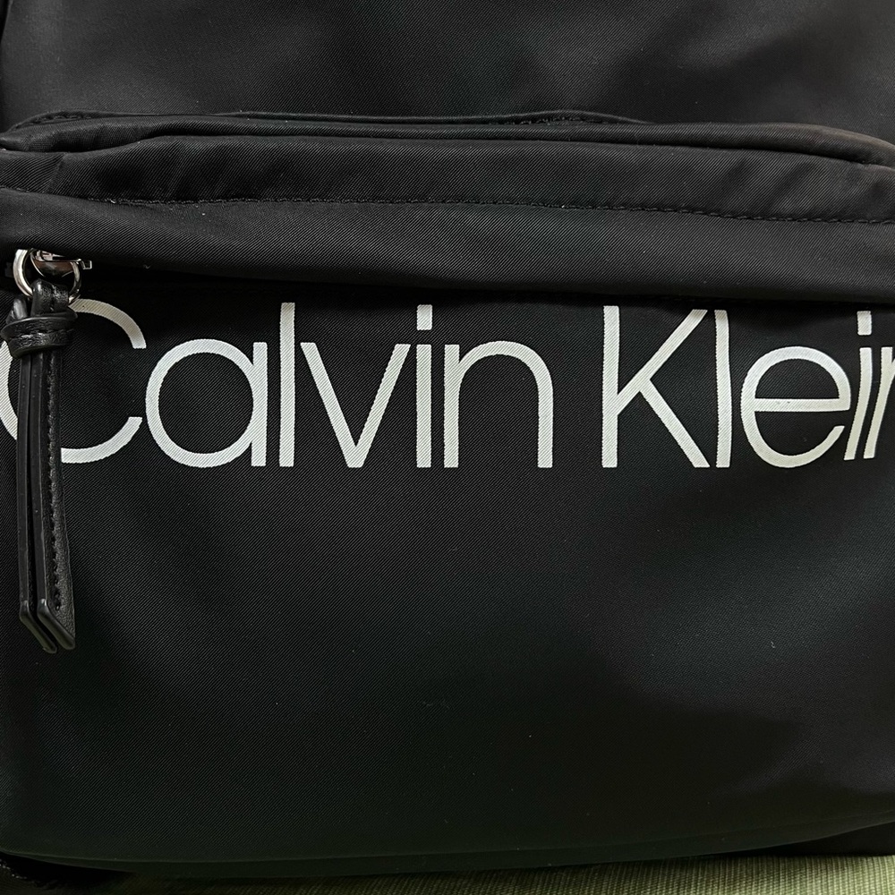 Calvin Klein Black Backpack Sleek Minimalist Design